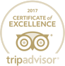 2017 Certificate of Excellence Tripadvisor